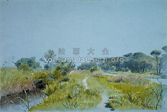 Castel Fusano - 威廉·斯坦利·哈兹尔廷